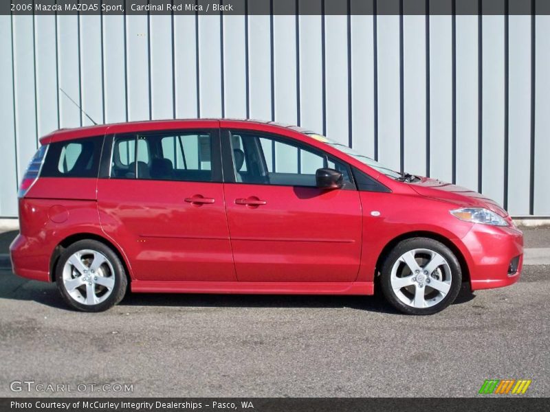 Cardinal Red Mica / Black 2006 Mazda MAZDA5 Sport
