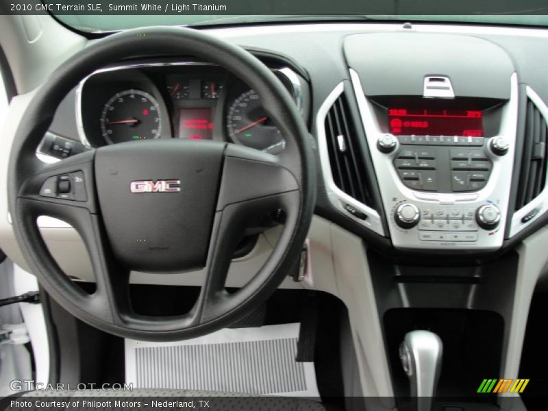 Summit White / Light Titanium 2010 GMC Terrain SLE