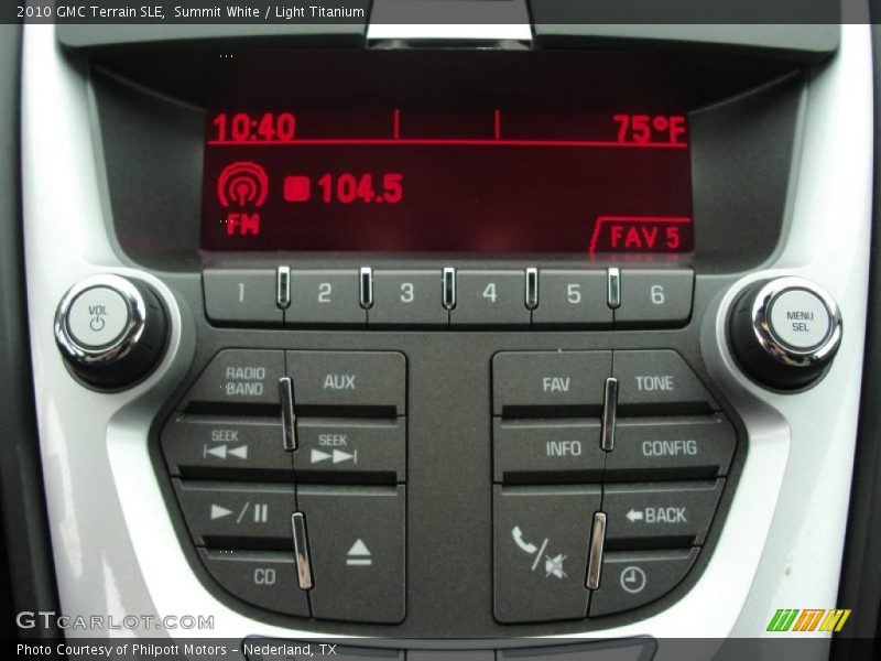 Summit White / Light Titanium 2010 GMC Terrain SLE