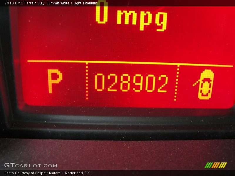 Summit White / Light Titanium 2010 GMC Terrain SLE