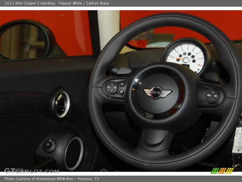Pepper White / Carbon Black 2011 Mini Cooper S Hardtop