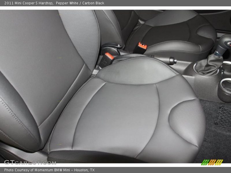 Pepper White / Carbon Black 2011 Mini Cooper S Hardtop