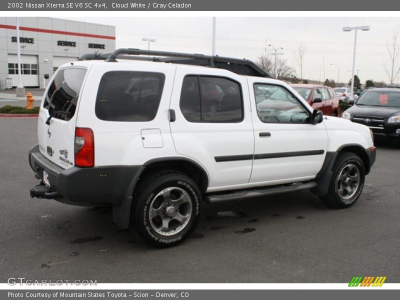 Cloud White / Gray Celadon 2002 Nissan Xterra SE V6 SC 4x4