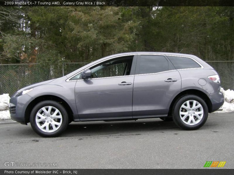 Galaxy Gray Mica / Black 2009 Mazda CX-7 Touring AWD