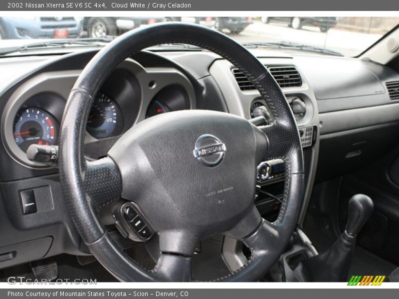 Cloud White / Gray Celadon 2002 Nissan Xterra SE V6 SC 4x4