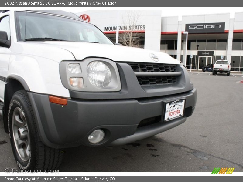 Cloud White / Gray Celadon 2002 Nissan Xterra SE V6 SC 4x4