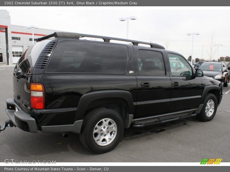 Onyx Black / Graphite/Medium Gray 2002 Chevrolet Suburban 1500 Z71 4x4