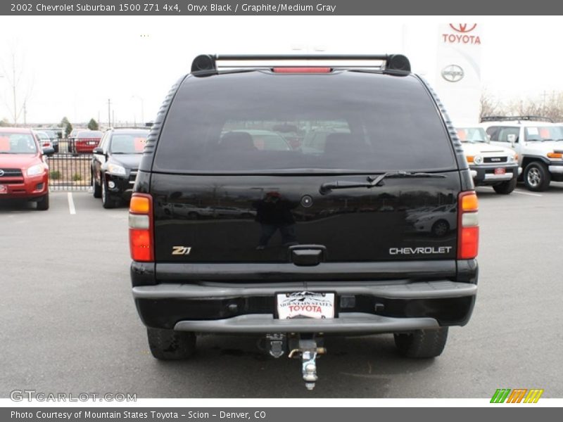 Onyx Black / Graphite/Medium Gray 2002 Chevrolet Suburban 1500 Z71 4x4