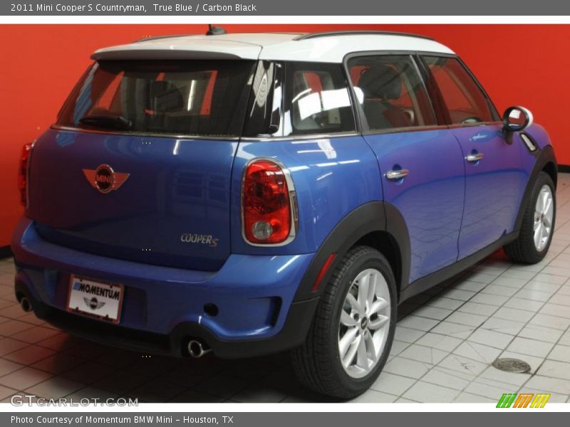True Blue / Carbon Black 2011 Mini Cooper S Countryman