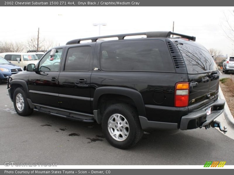 Onyx Black / Graphite/Medium Gray 2002 Chevrolet Suburban 1500 Z71 4x4
