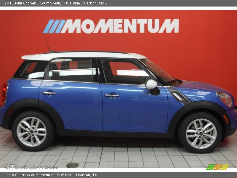 True Blue / Carbon Black 2011 Mini Cooper S Countryman