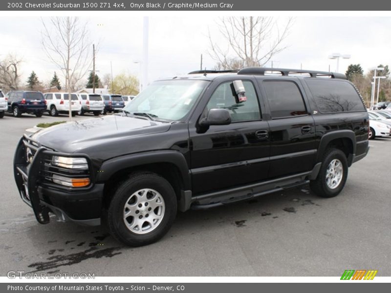 Onyx Black / Graphite/Medium Gray 2002 Chevrolet Suburban 1500 Z71 4x4