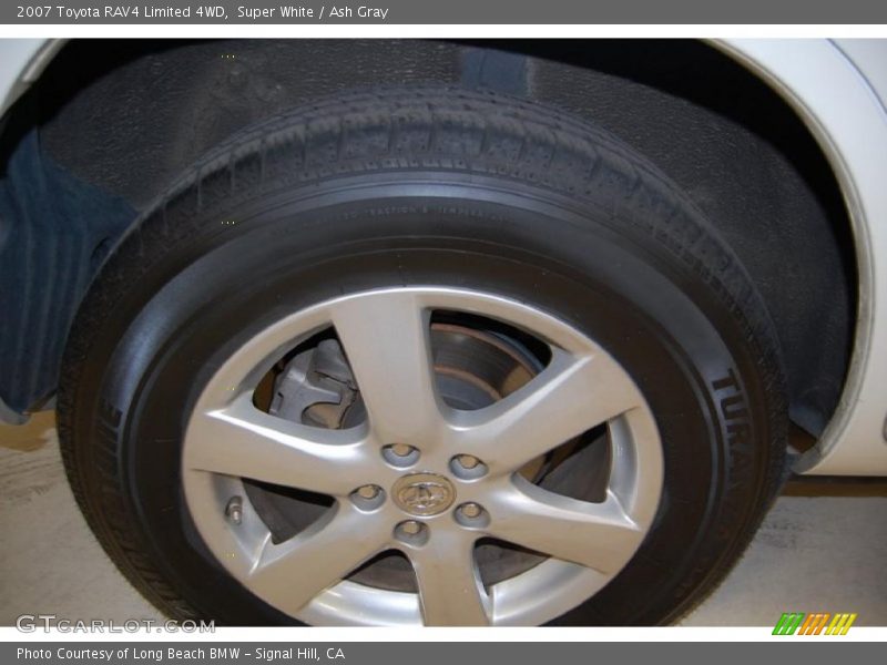 Super White / Ash Gray 2007 Toyota RAV4 Limited 4WD