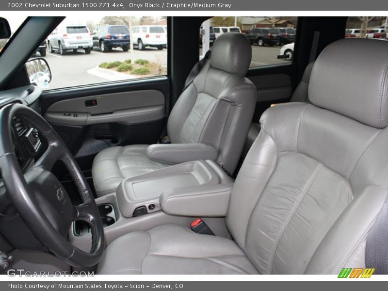 Onyx Black / Graphite/Medium Gray 2002 Chevrolet Suburban 1500 Z71 4x4