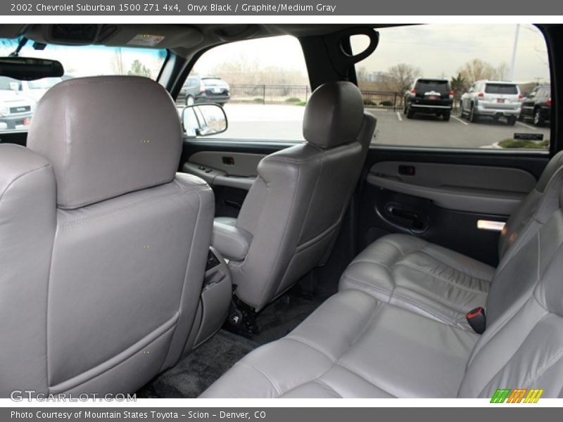 Onyx Black / Graphite/Medium Gray 2002 Chevrolet Suburban 1500 Z71 4x4