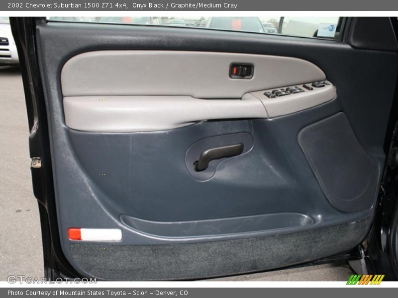 Onyx Black / Graphite/Medium Gray 2002 Chevrolet Suburban 1500 Z71 4x4
