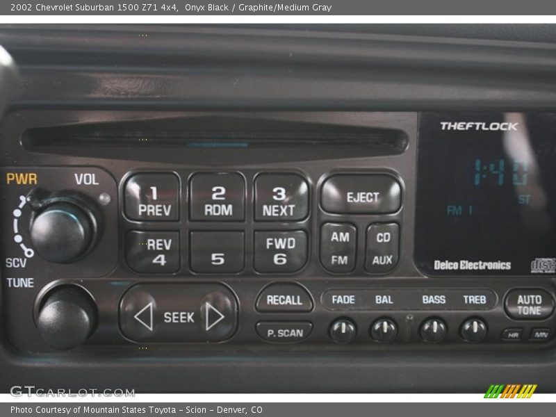 Onyx Black / Graphite/Medium Gray 2002 Chevrolet Suburban 1500 Z71 4x4