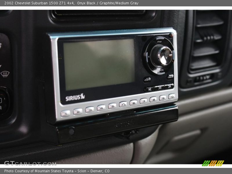 Onyx Black / Graphite/Medium Gray 2002 Chevrolet Suburban 1500 Z71 4x4