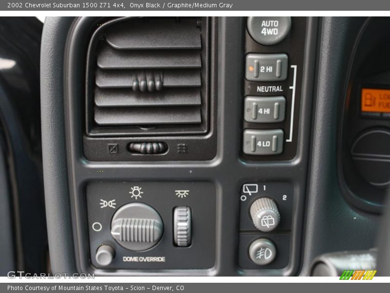 Onyx Black / Graphite/Medium Gray 2002 Chevrolet Suburban 1500 Z71 4x4