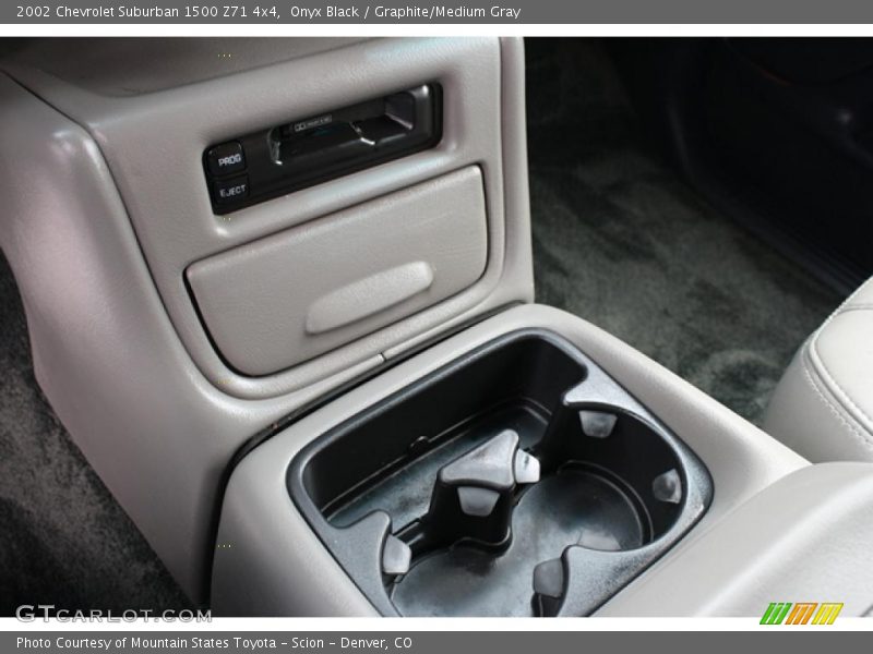Onyx Black / Graphite/Medium Gray 2002 Chevrolet Suburban 1500 Z71 4x4
