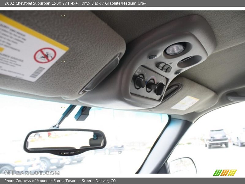 Onyx Black / Graphite/Medium Gray 2002 Chevrolet Suburban 1500 Z71 4x4