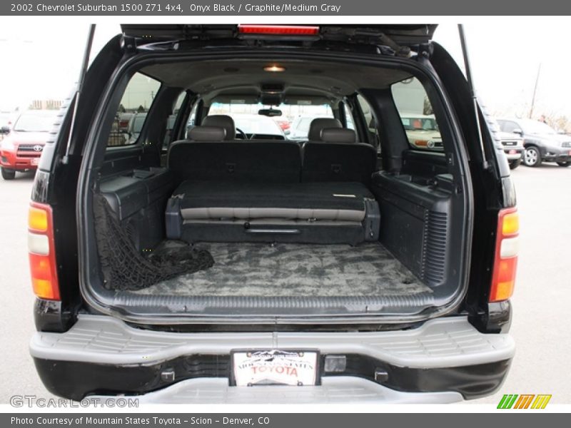 Onyx Black / Graphite/Medium Gray 2002 Chevrolet Suburban 1500 Z71 4x4