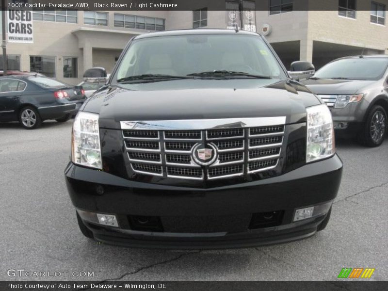 Black Raven / Light Cashmere 2008 Cadillac Escalade AWD