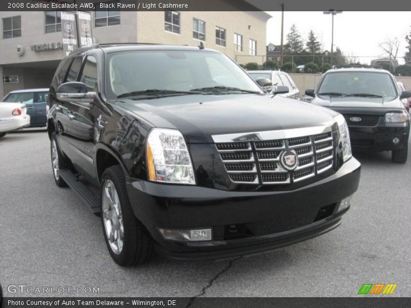 Black Raven / Light Cashmere 2008 Cadillac Escalade AWD