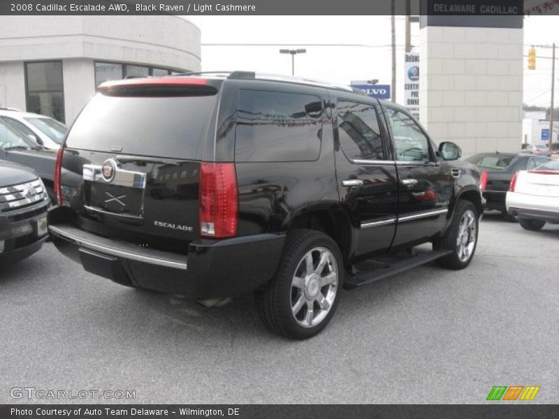 Black Raven / Light Cashmere 2008 Cadillac Escalade AWD