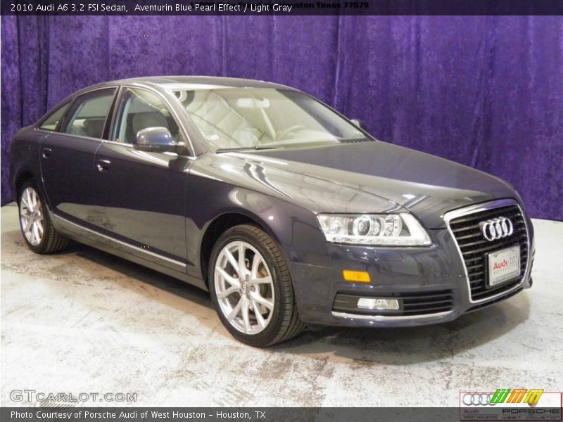 Aventurin Blue Pearl Effect / Light Gray 2010 Audi A6 3.2 FSI Sedan