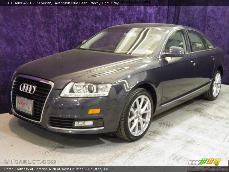 Aventurin Blue Pearl Effect / Light Gray 2010 Audi A6 3.2 FSI Sedan