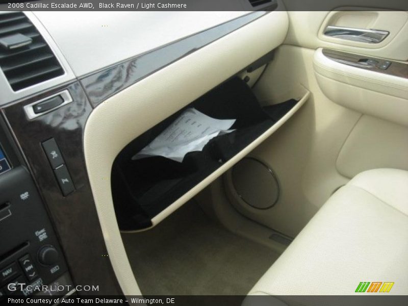 Black Raven / Light Cashmere 2008 Cadillac Escalade AWD