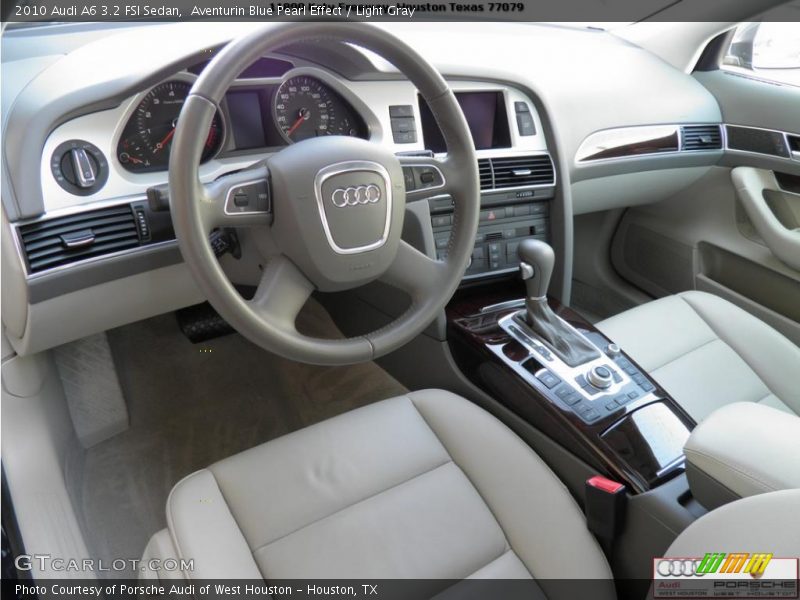 Aventurin Blue Pearl Effect / Light Gray 2010 Audi A6 3.2 FSI Sedan