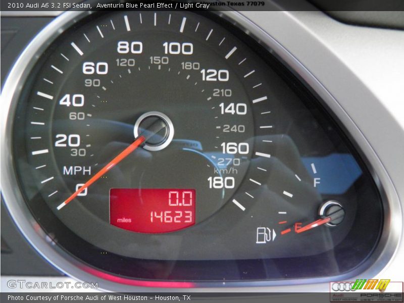Aventurin Blue Pearl Effect / Light Gray 2010 Audi A6 3.2 FSI Sedan