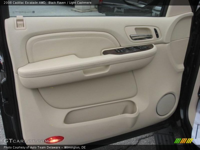 Black Raven / Light Cashmere 2008 Cadillac Escalade AWD