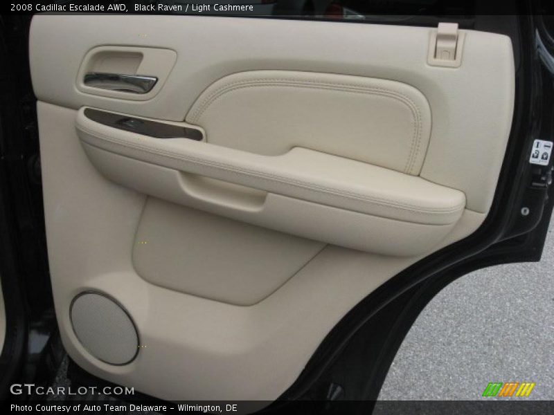 Black Raven / Light Cashmere 2008 Cadillac Escalade AWD