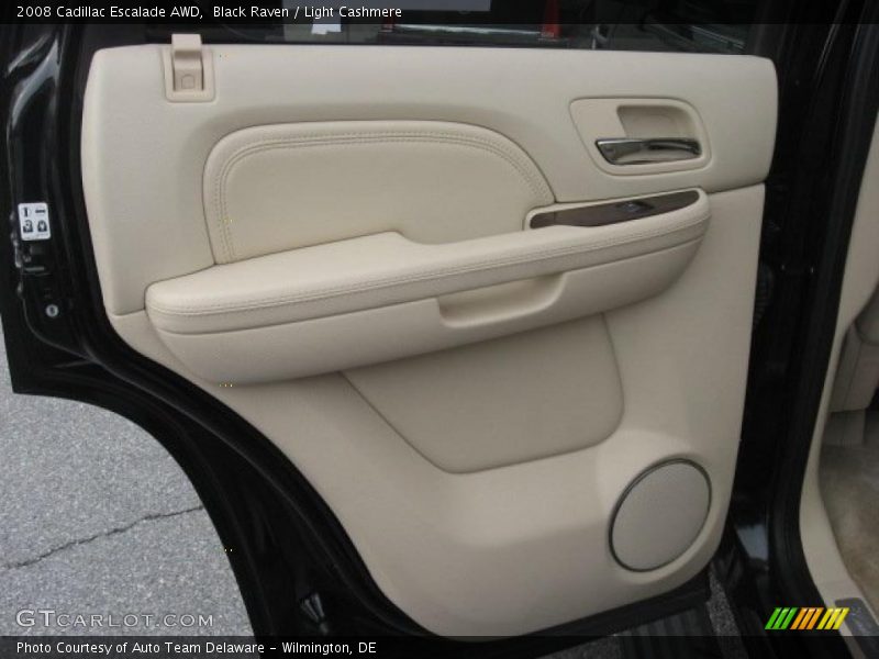 Black Raven / Light Cashmere 2008 Cadillac Escalade AWD