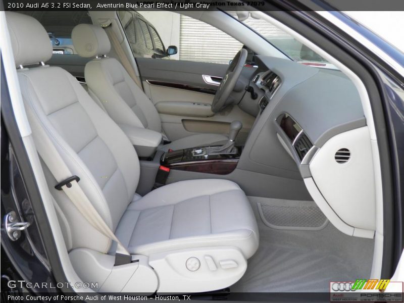 Aventurin Blue Pearl Effect / Light Gray 2010 Audi A6 3.2 FSI Sedan