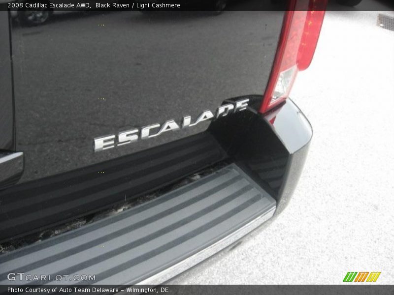 Black Raven / Light Cashmere 2008 Cadillac Escalade AWD