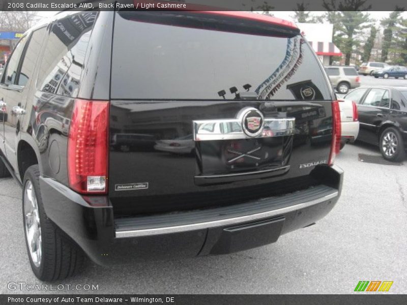 Black Raven / Light Cashmere 2008 Cadillac Escalade AWD
