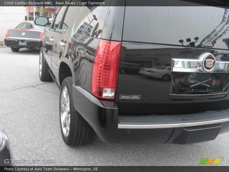 Black Raven / Light Cashmere 2008 Cadillac Escalade AWD
