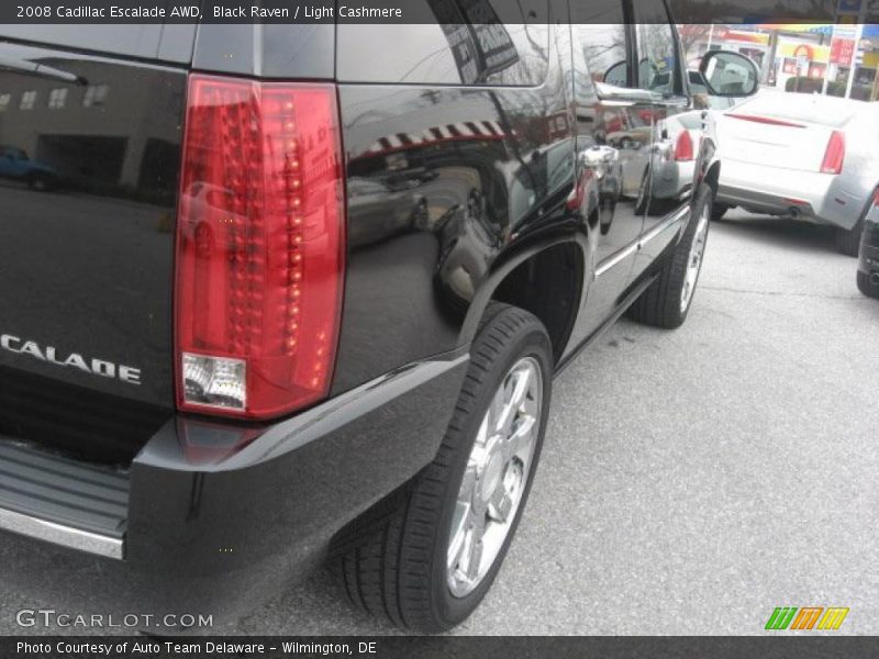 Black Raven / Light Cashmere 2008 Cadillac Escalade AWD