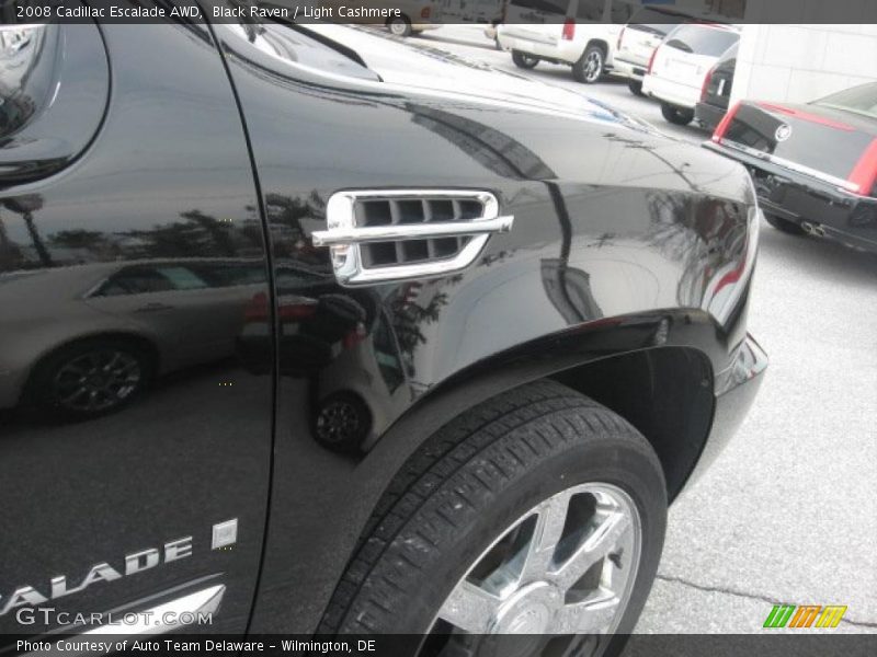 Black Raven / Light Cashmere 2008 Cadillac Escalade AWD