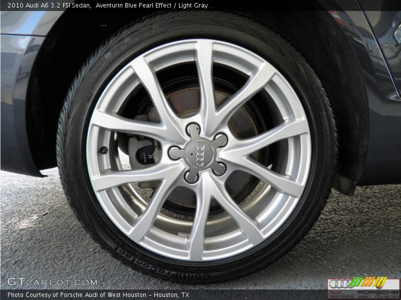 Aventurin Blue Pearl Effect / Light Gray 2010 Audi A6 3.2 FSI Sedan
