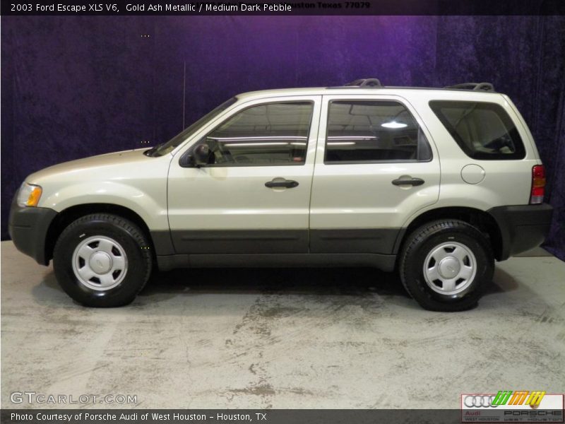 Gold Ash Metallic / Medium Dark Pebble 2003 Ford Escape XLS V6