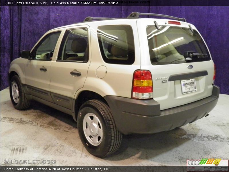 Gold Ash Metallic / Medium Dark Pebble 2003 Ford Escape XLS V6