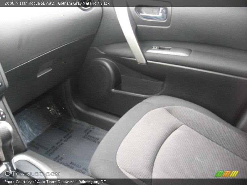 Gotham Gray Metallic / Black 2008 Nissan Rogue SL AWD