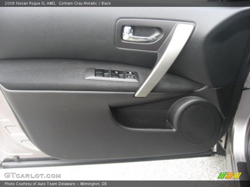 Gotham Gray Metallic / Black 2008 Nissan Rogue SL AWD