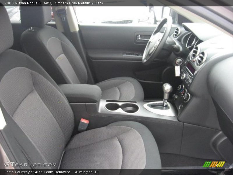 Gotham Gray Metallic / Black 2008 Nissan Rogue SL AWD