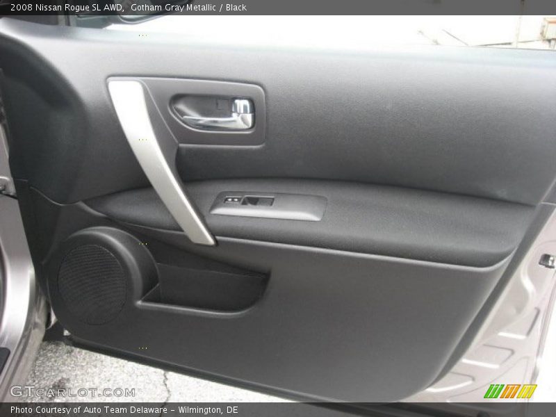Gotham Gray Metallic / Black 2008 Nissan Rogue SL AWD